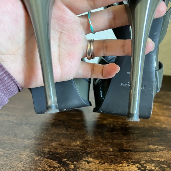 YSL Tribute gray platform heels size 38/8 - Picture 8 of 10